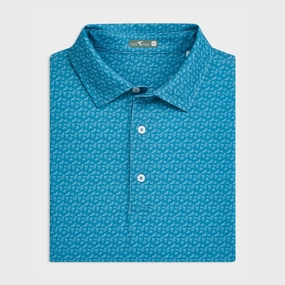 Regal Birds of Prey Printed Performance Polo Active Design NonRestrictive Cut