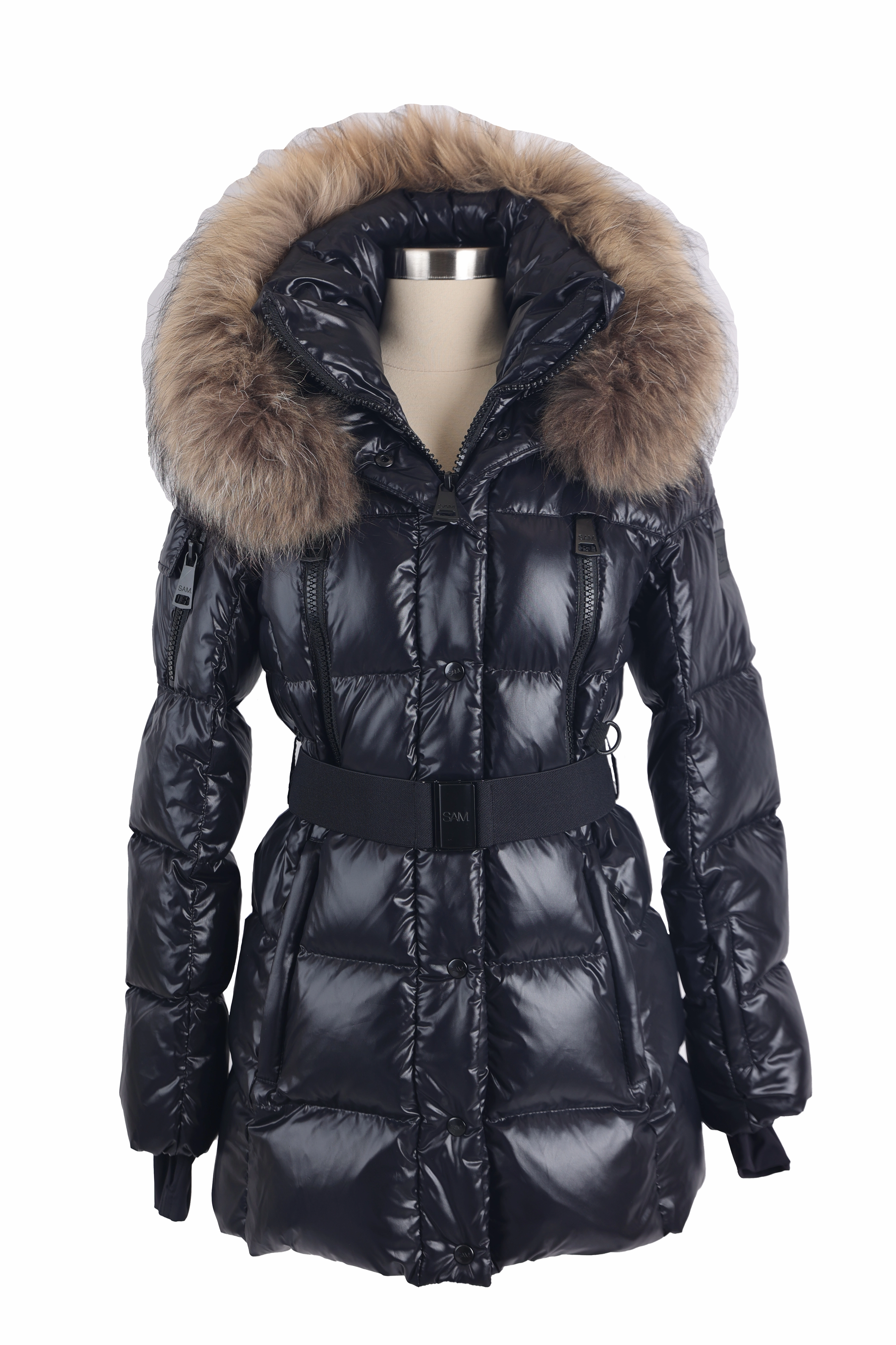 Hypoallergenic Textile Millennium Down Quilted Parka - Fur Hood