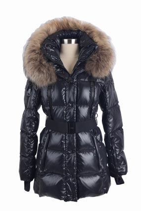 Hypoallergenic Textile Millennium Down Quilted Parka - Fur Hood