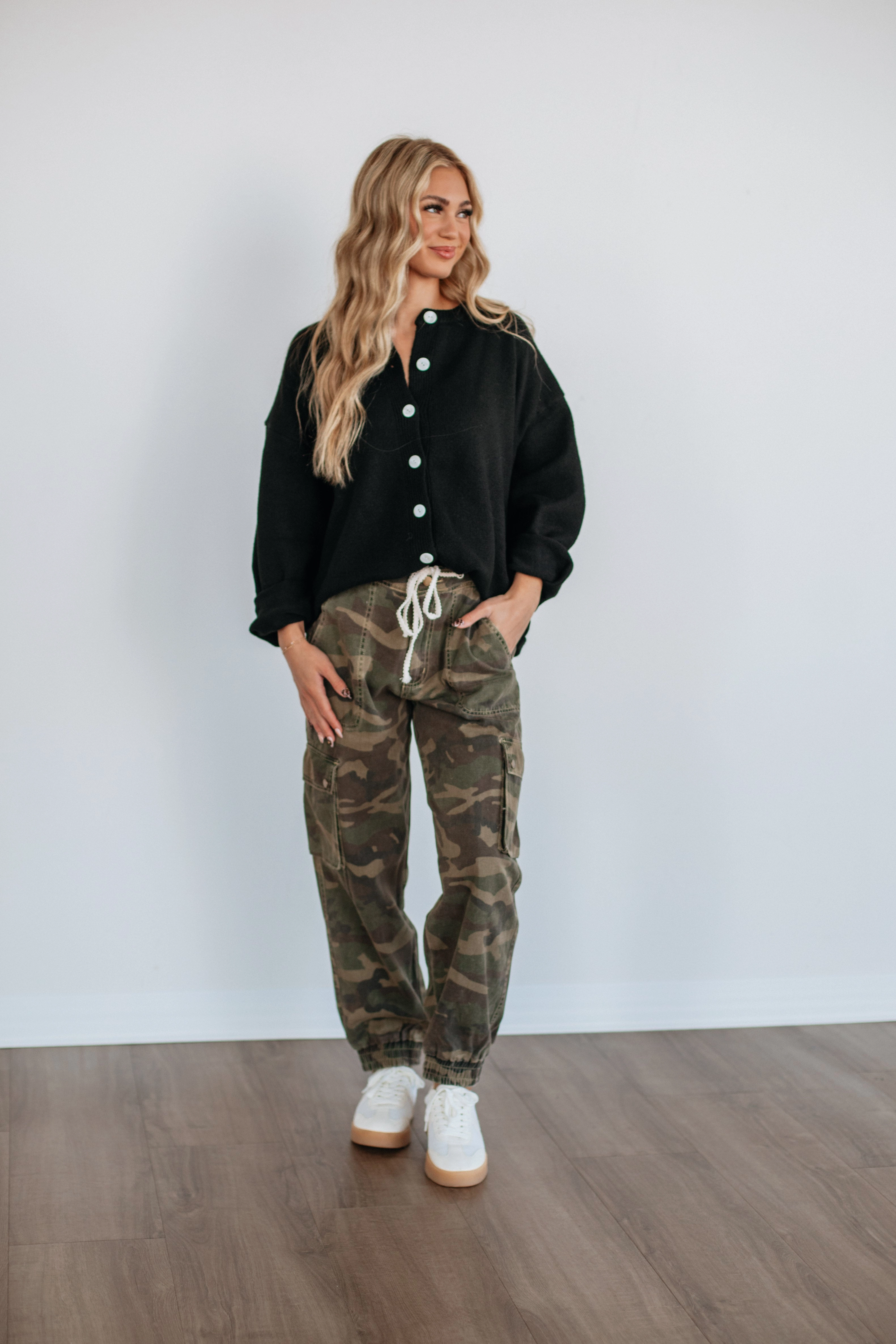 Stretch Panel Maverick Cargo Pants - Dark Olive