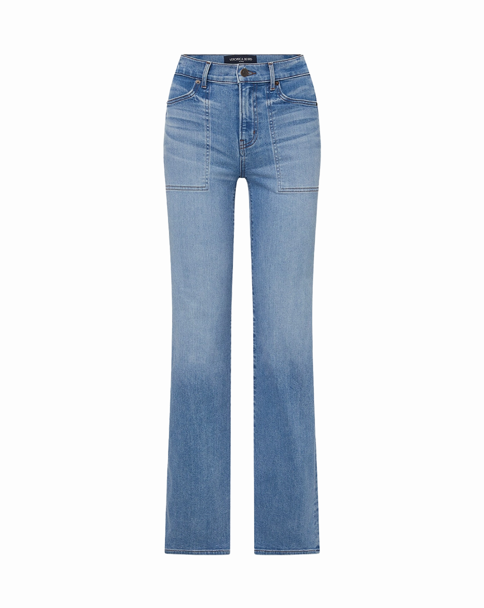 Comfy Streetwear Fan Music Event Crosbie Slim Wide-Leg Jean