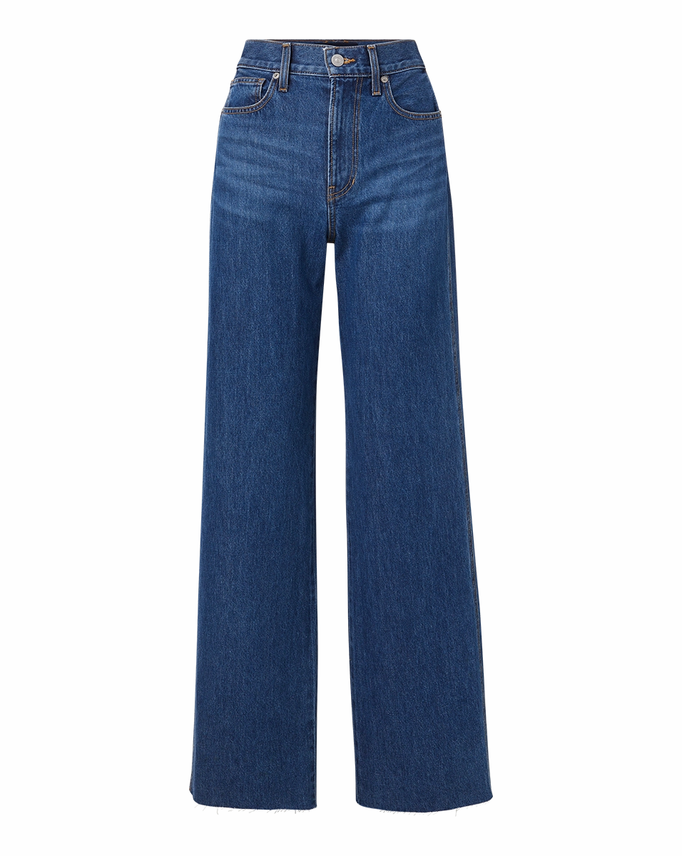 Taylor Wide-Leg Jean Picnic Style Textured Smart Look