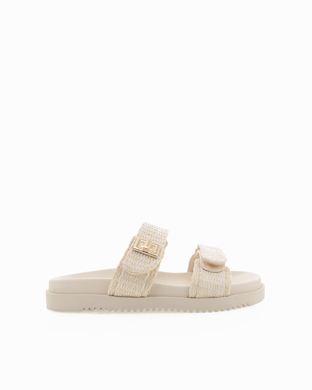 EVA sole AMYLEE - NATURAL RAFFIA