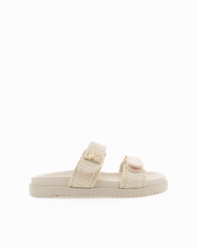 EVA sole AMYLEE - NATURAL RAFFIA