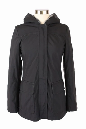 Checkered Style Sport Fit Reversible Traveler Hooded Jacket