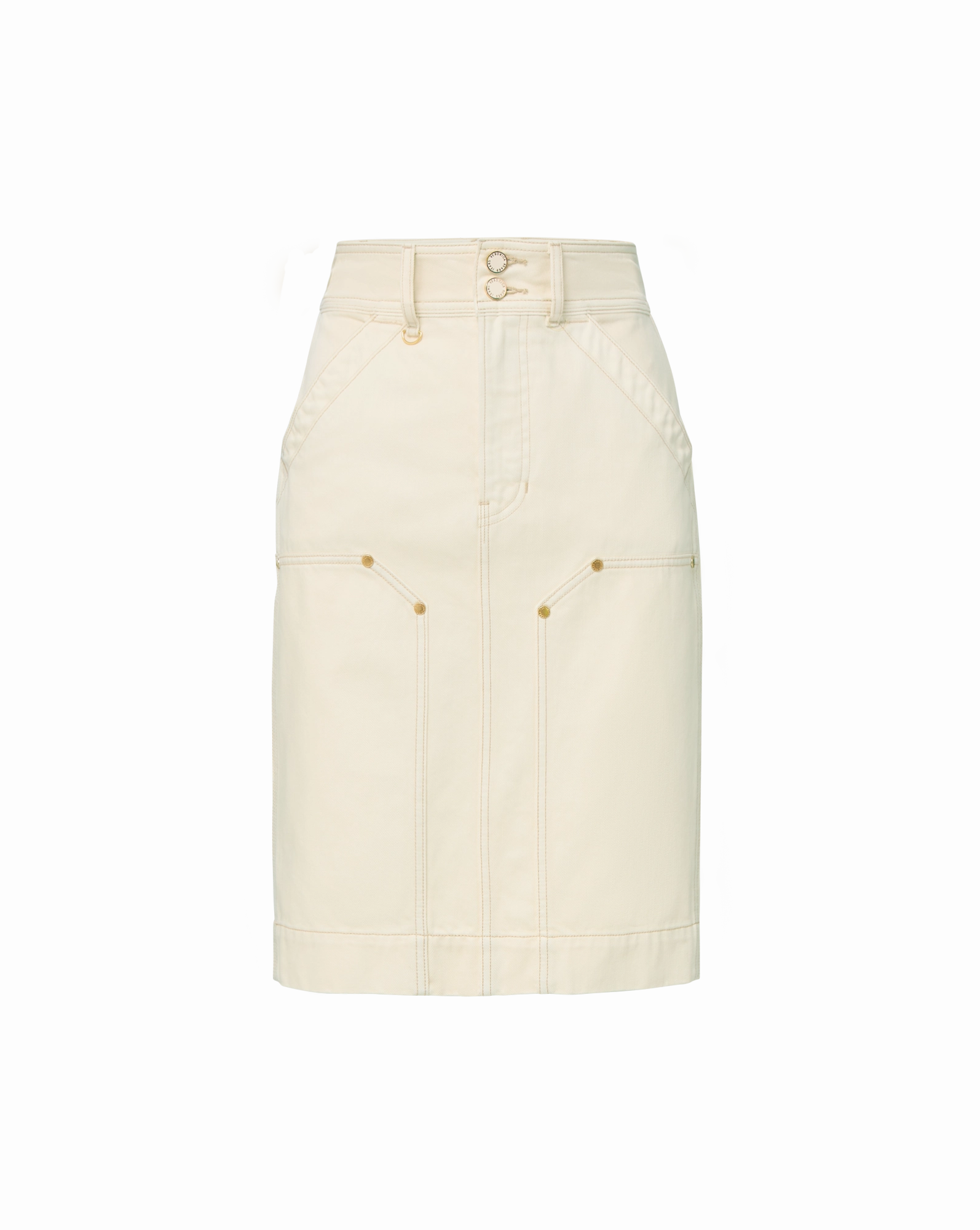 Chic Wear Casual Elegance Rian Denim Midi Skirt