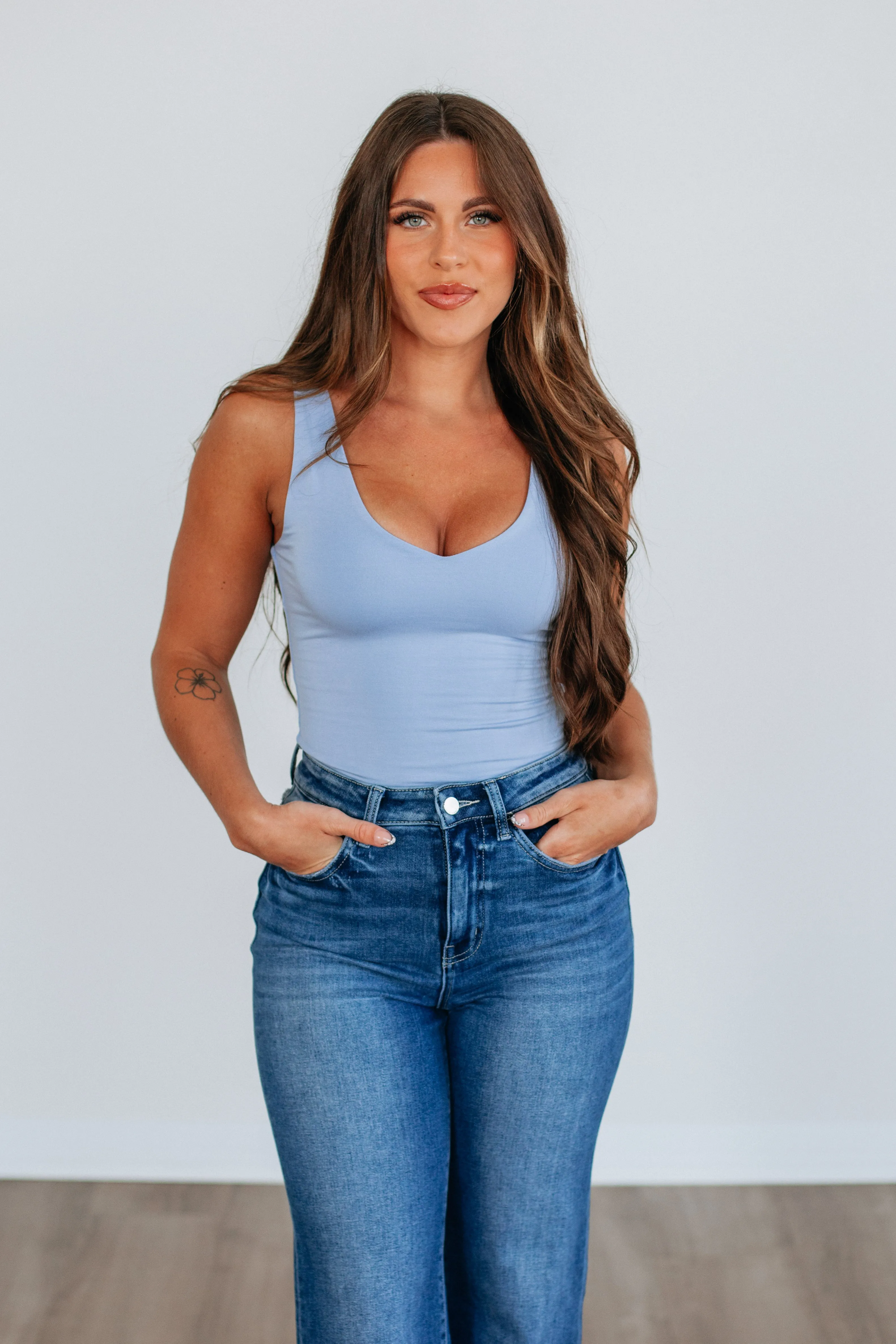 Rio Basic Tank - Chambray air based