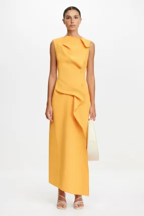 Fluid movement Premium Fabric NORMANHILL MIDI DRESS