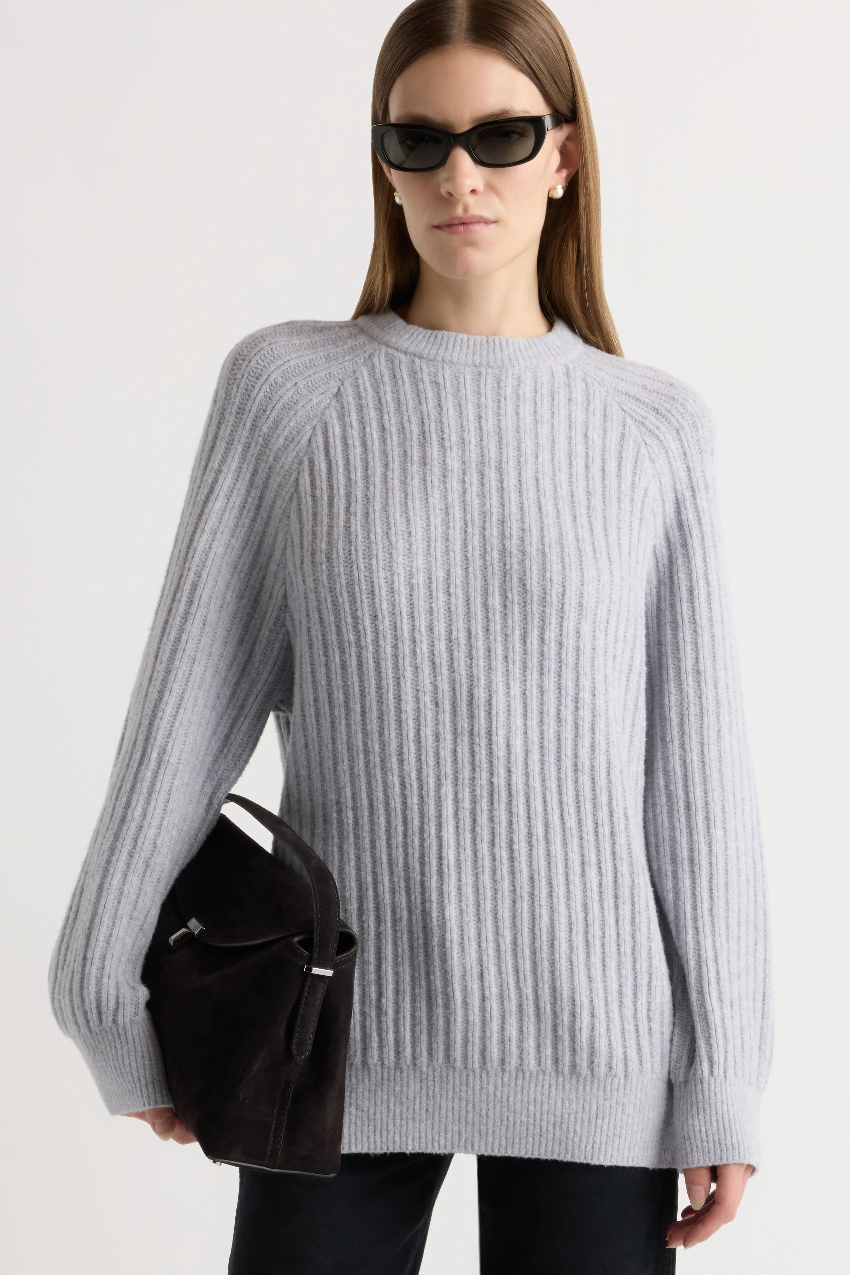 Roylene Ribbed Boyfriend Sweater Snug Fit