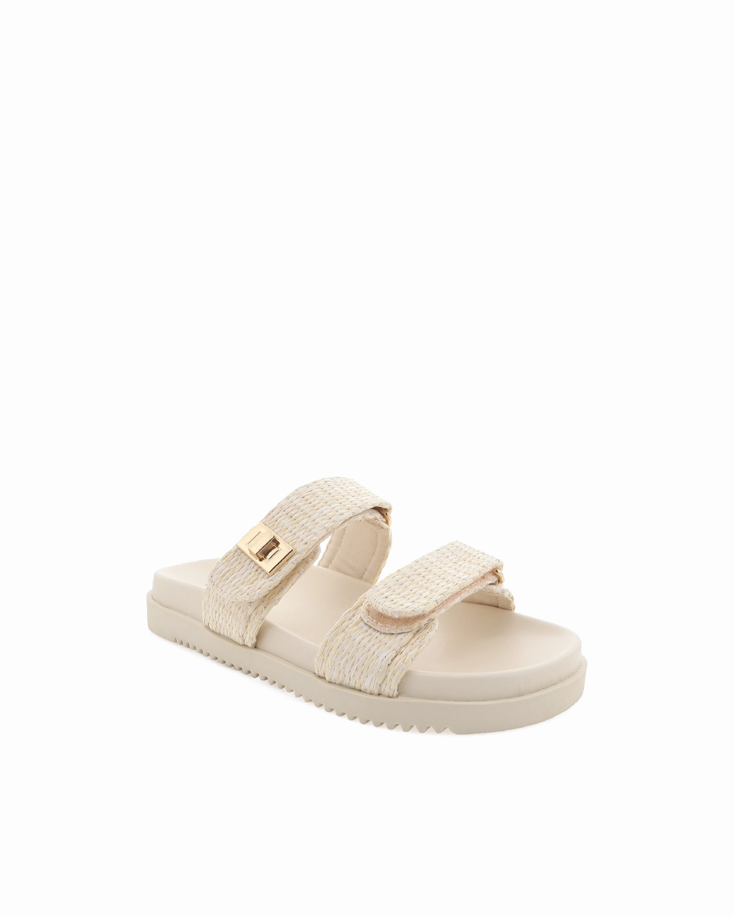 Sandal Care Wave Fun AMYLEE WIDE FIT - NATURAL RAFFIA