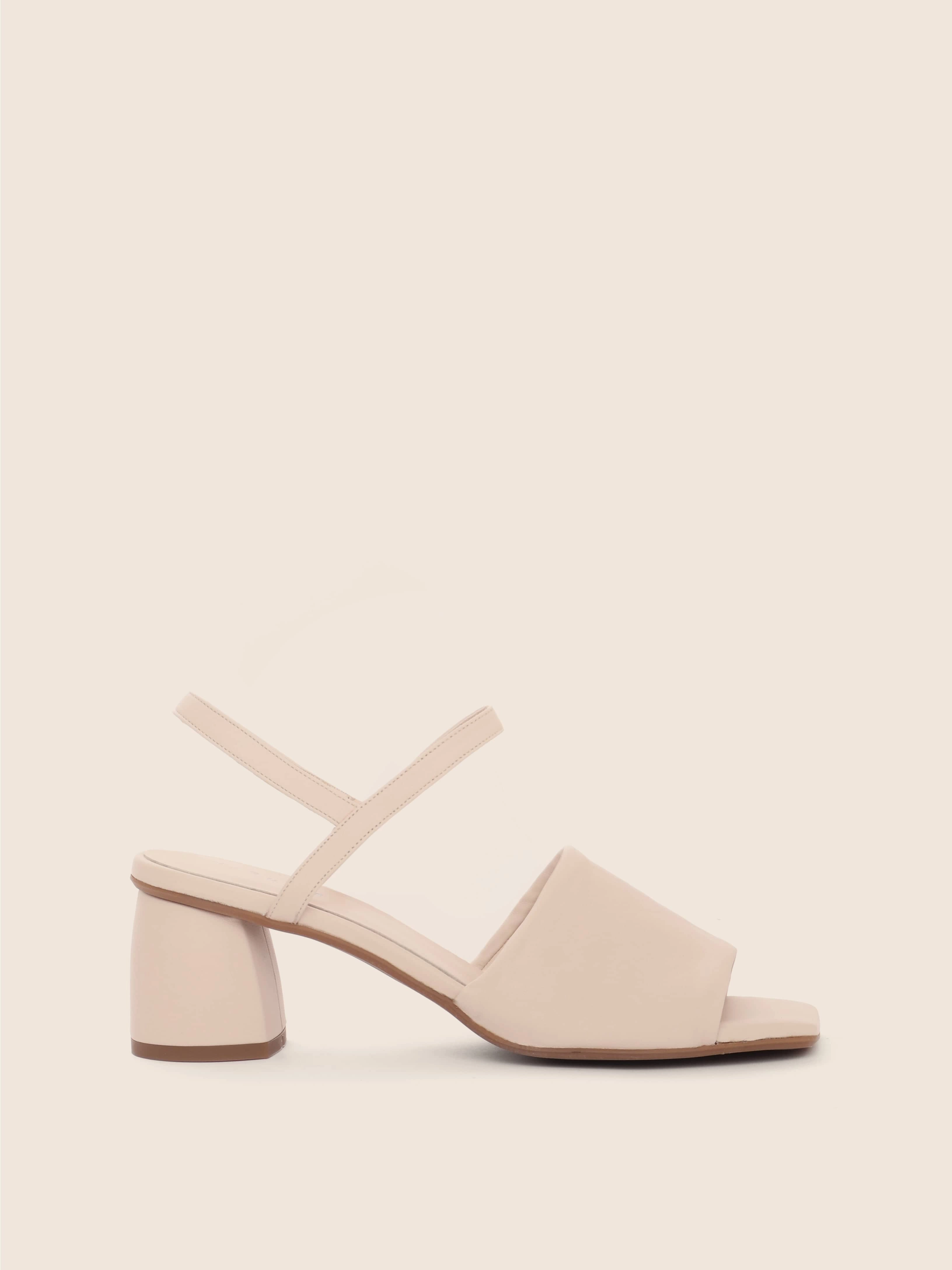 Oliva Cream Heel Timeless Comfort High-Quality Material