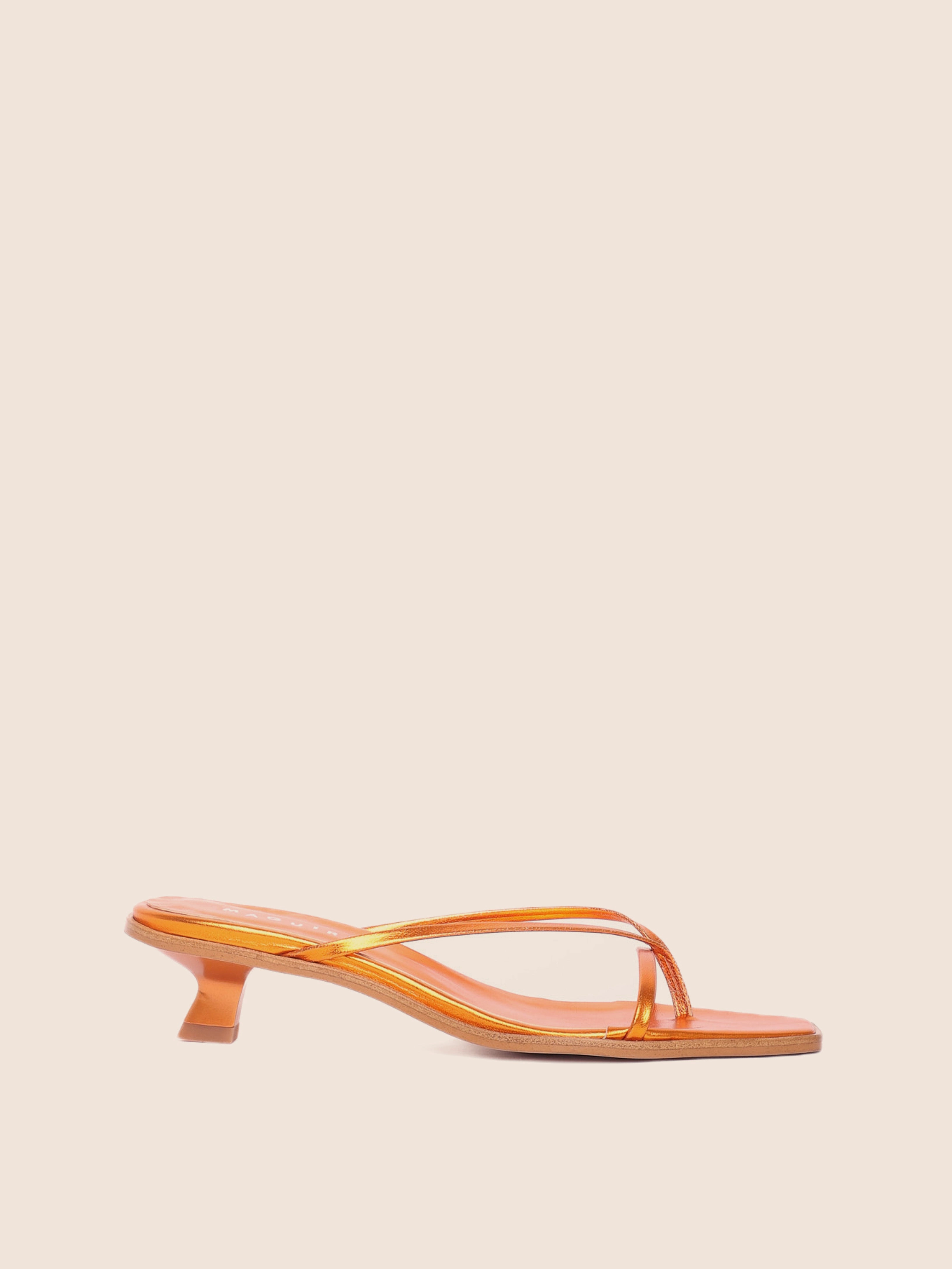 Gel Insole Grip Enhancement Ulla Orange Sandal