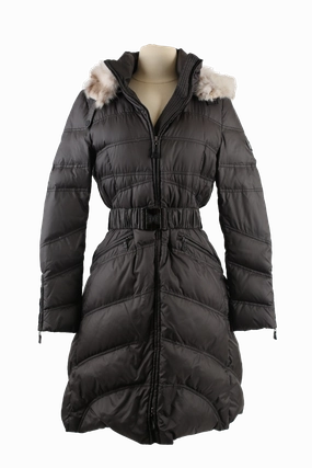 Long down Puffer Coat Temperature Balancing Layer Elegant Styling