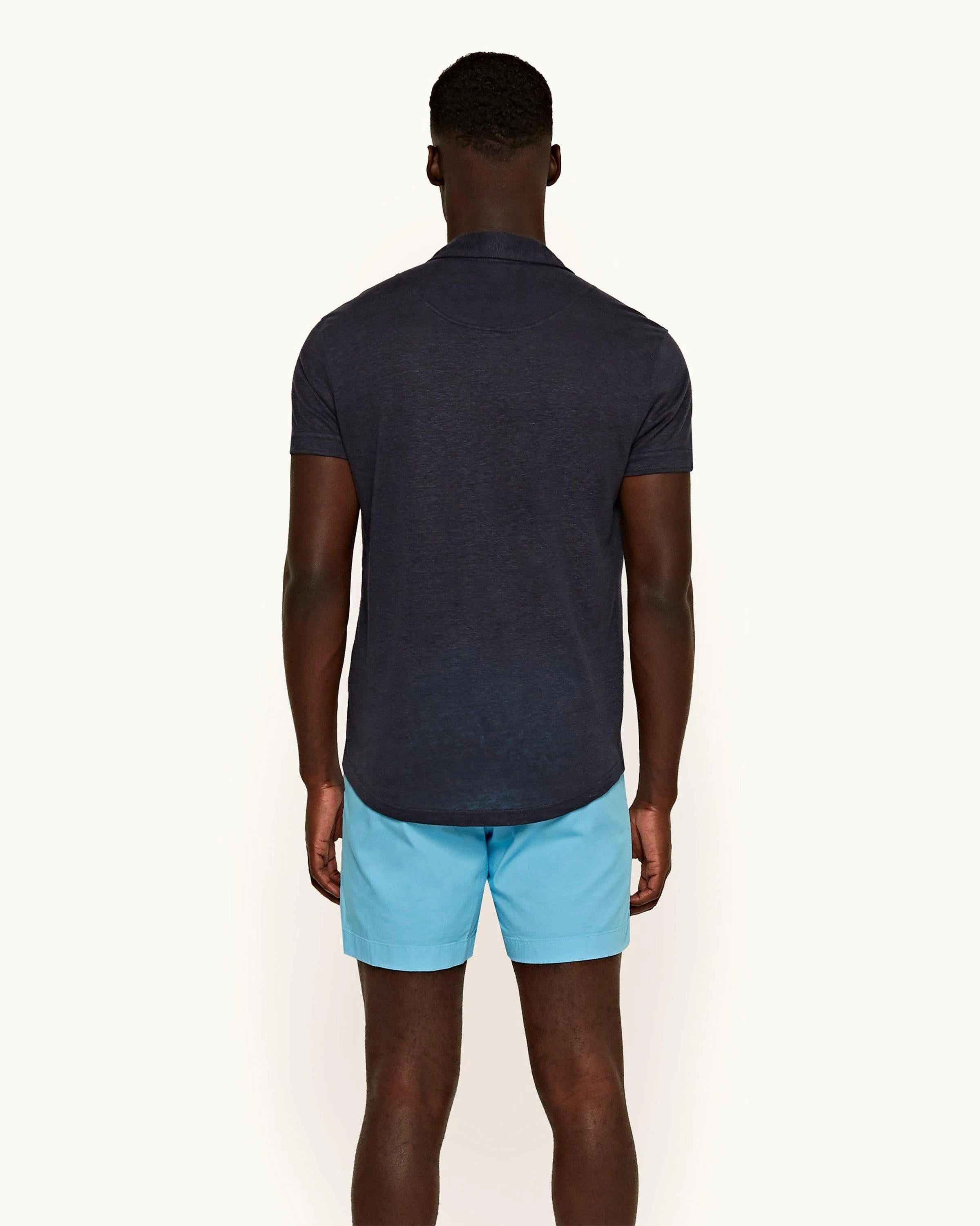 Sebastian Linen Comfortable Stretch Soft Collar Construction