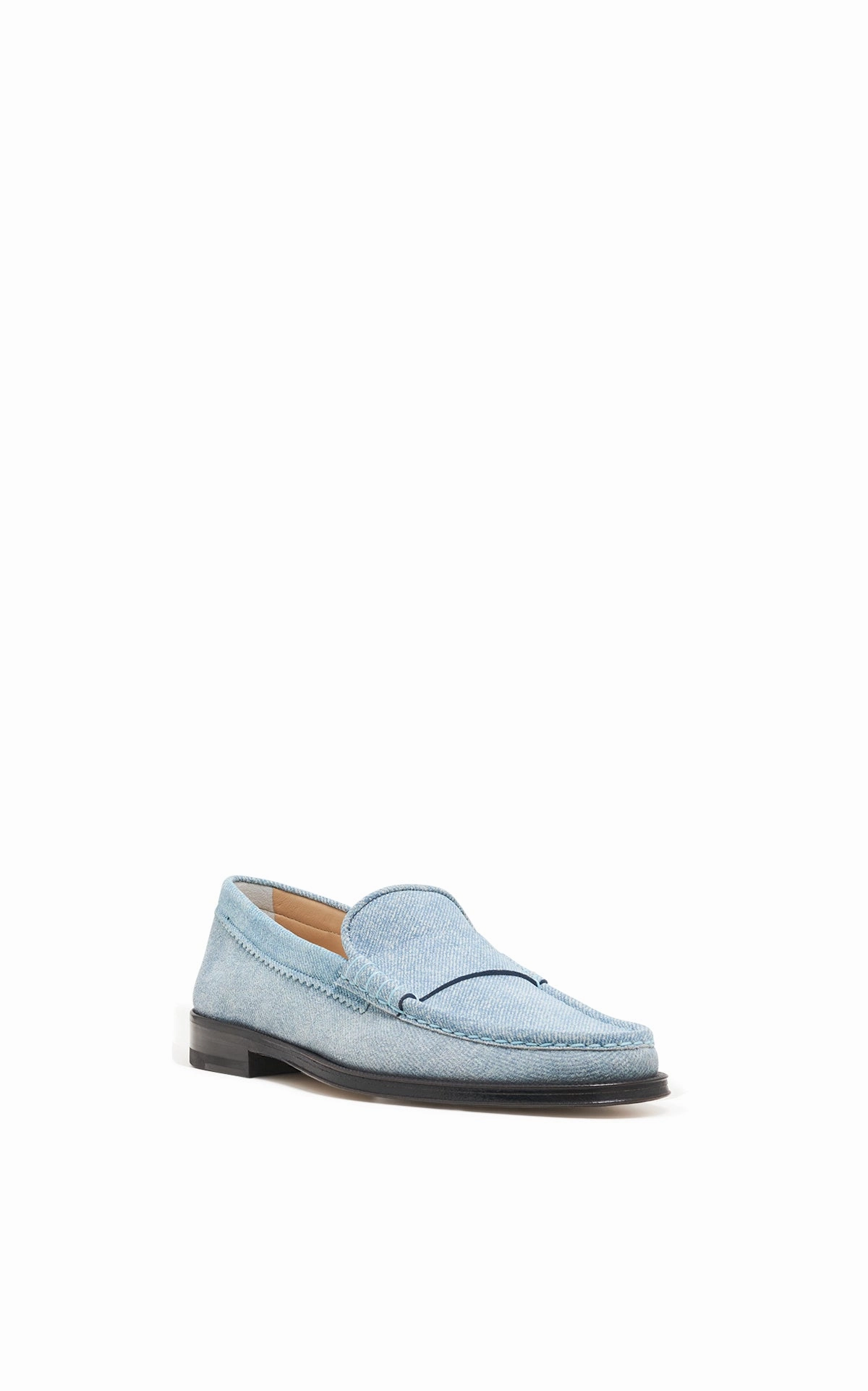 Seren Loafer in Light Blue Suede Denim Air Flow Artist Vibes