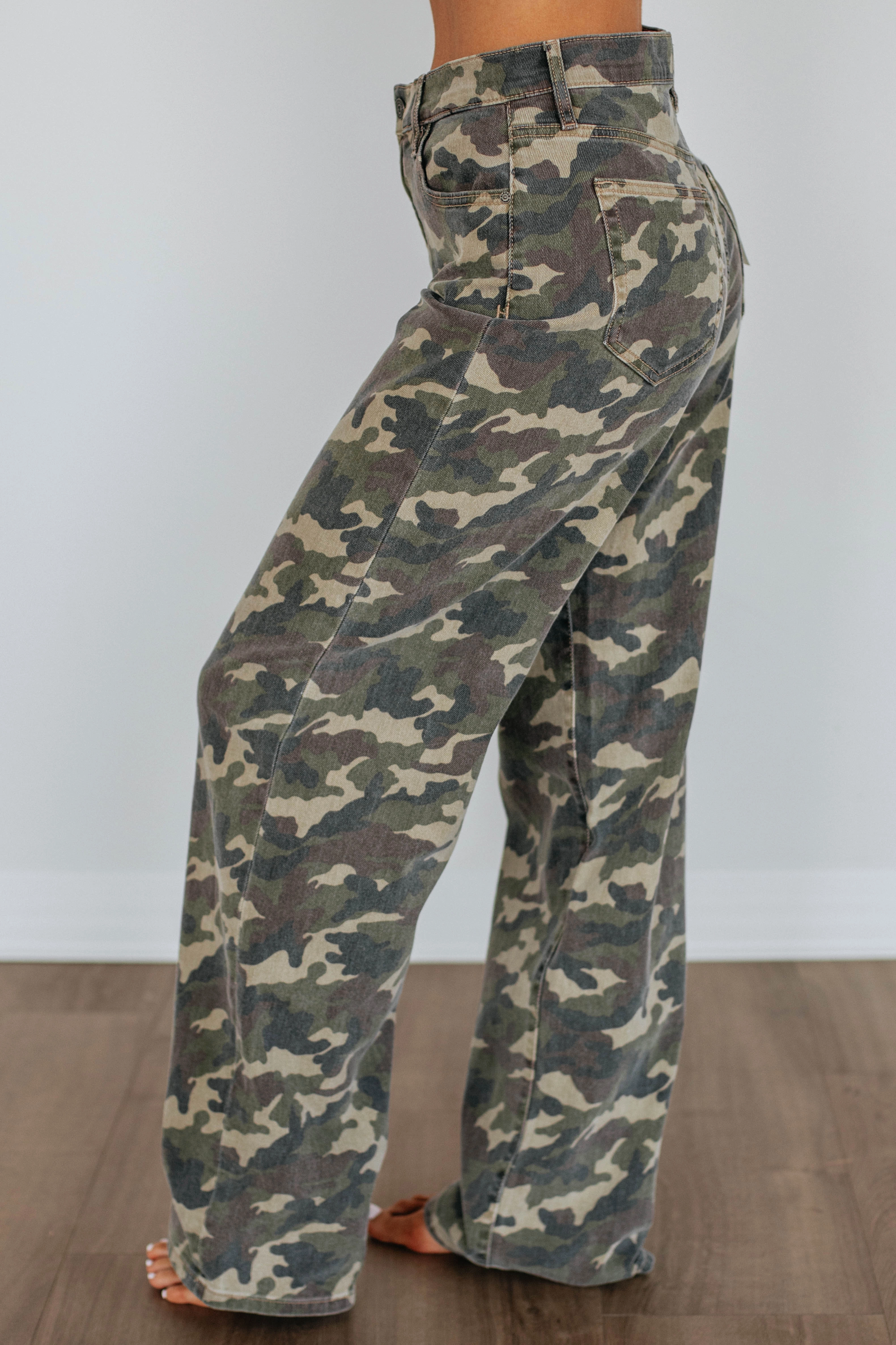 Weekend Style Casual Parent Style Alyx Hidden Jeans - Camouflage