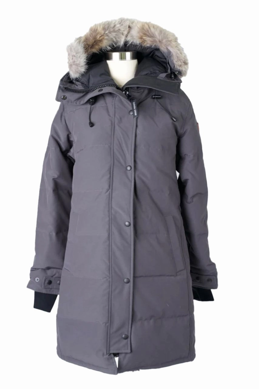 Monochrome Look Shelburne Fur Hood Parka