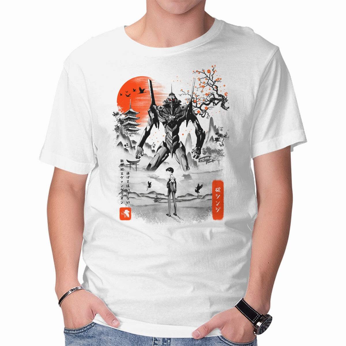 Shinji Ikari Eva 01 Ink Long Sleeve