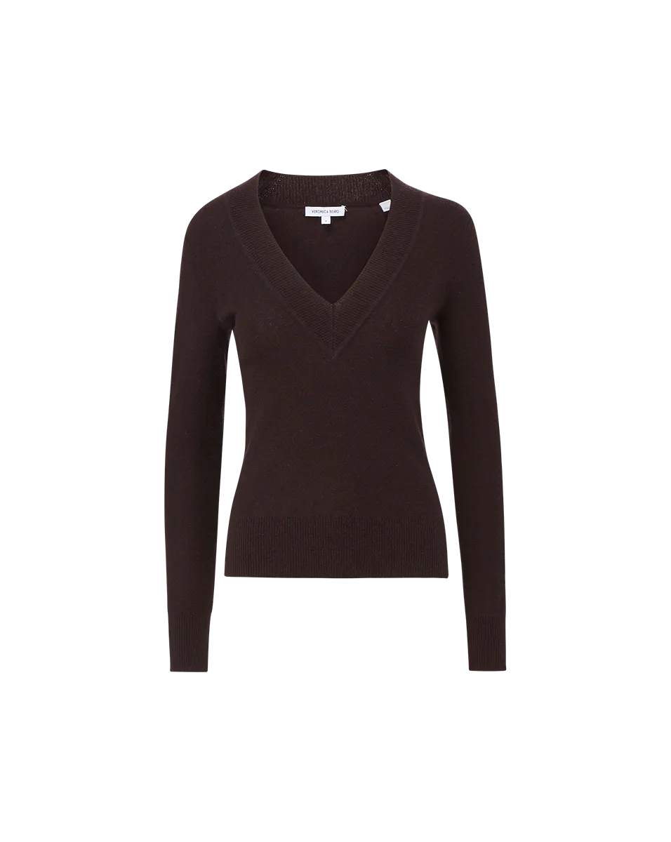 Coleta V-Neck Cashmere Sweater elegant design