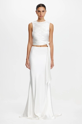 Breezy Fit Cashmere Touch HOURSTON MAXI SKIRT