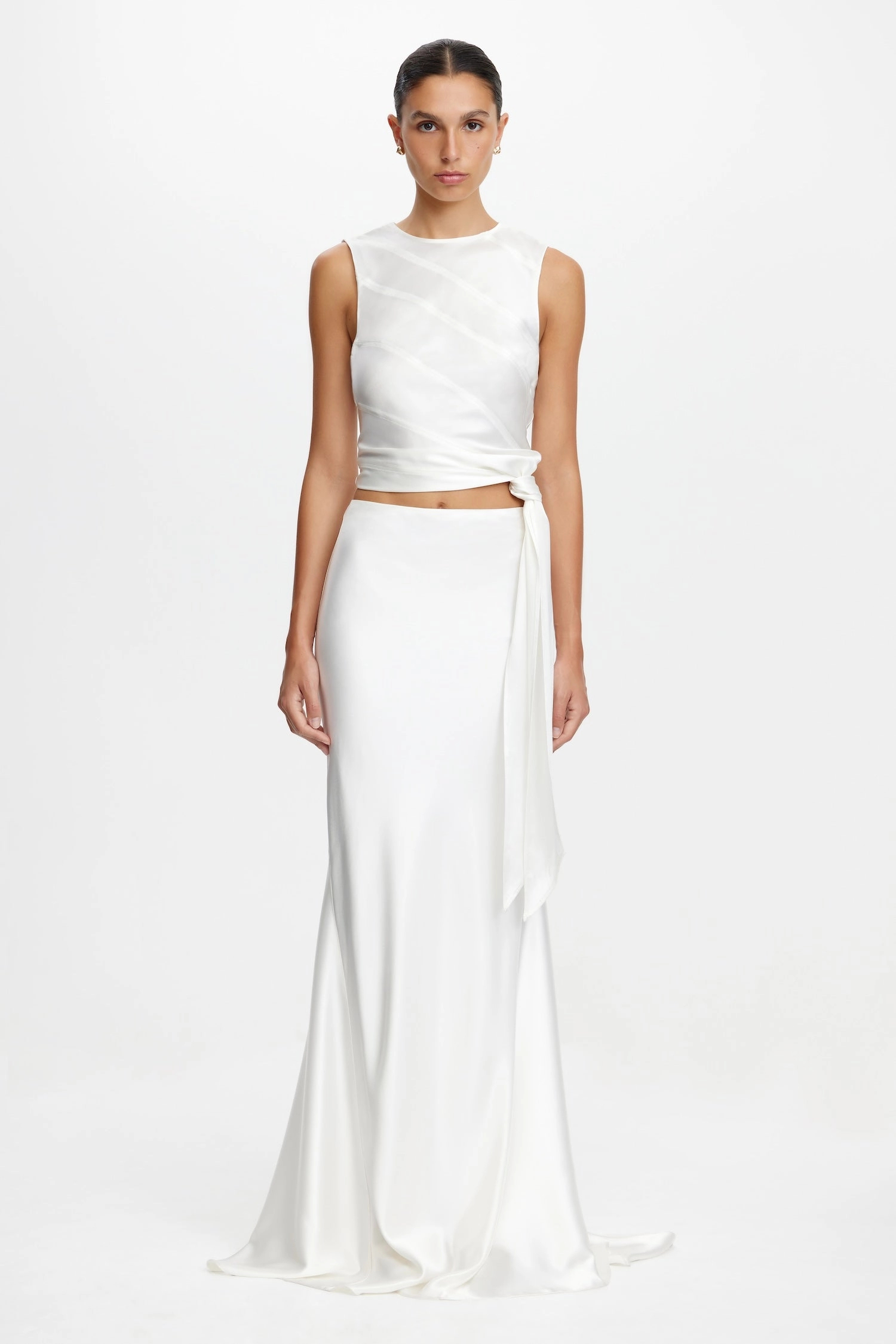 Breezy Fit Cashmere Touch HOURSTON MAXI SKIRT