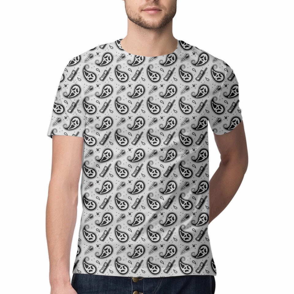 Seasonal Wear Layered Sleeve Construction Screaming Paisley