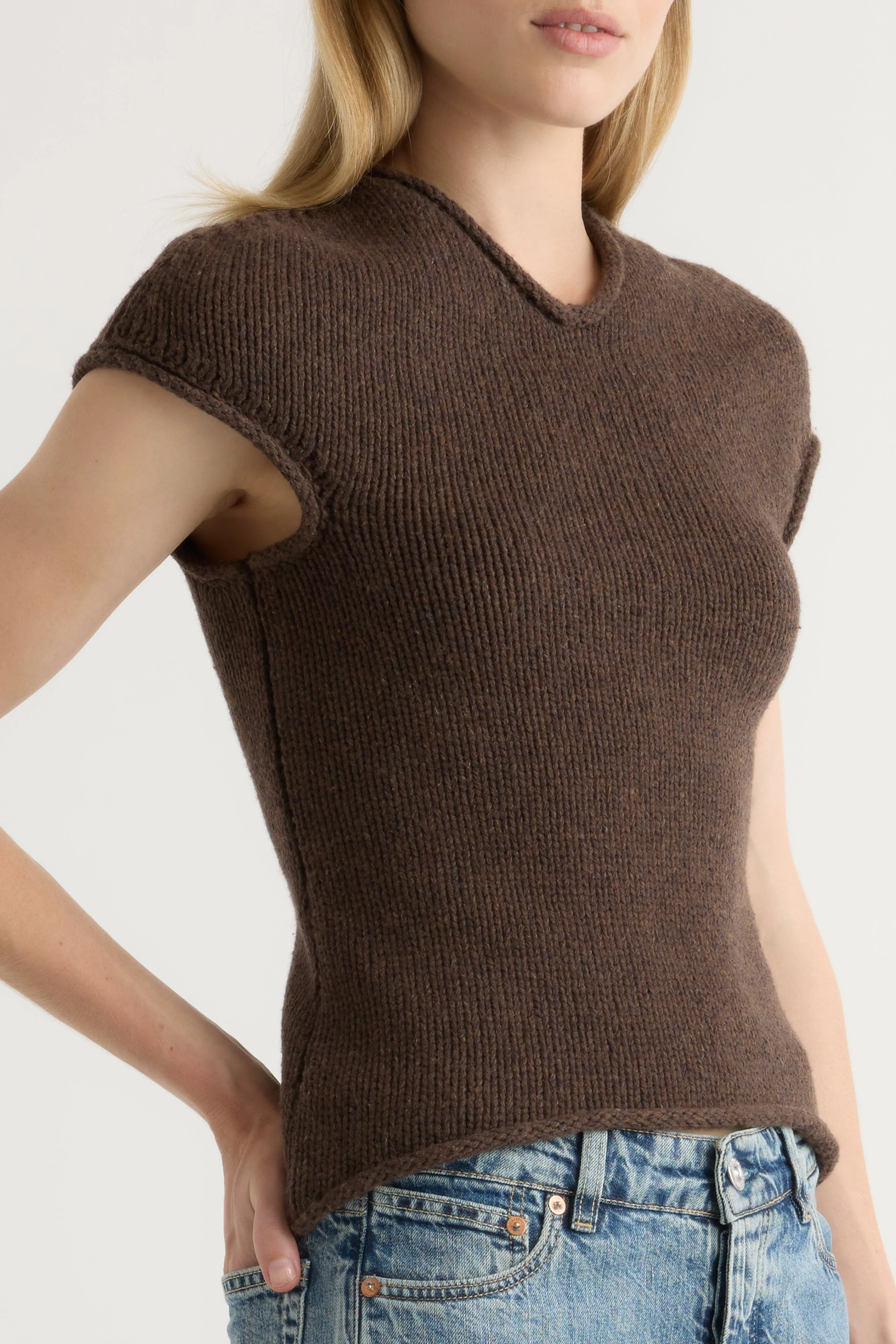 Relaxed Wearable Simoul V-Neck Sweater Top