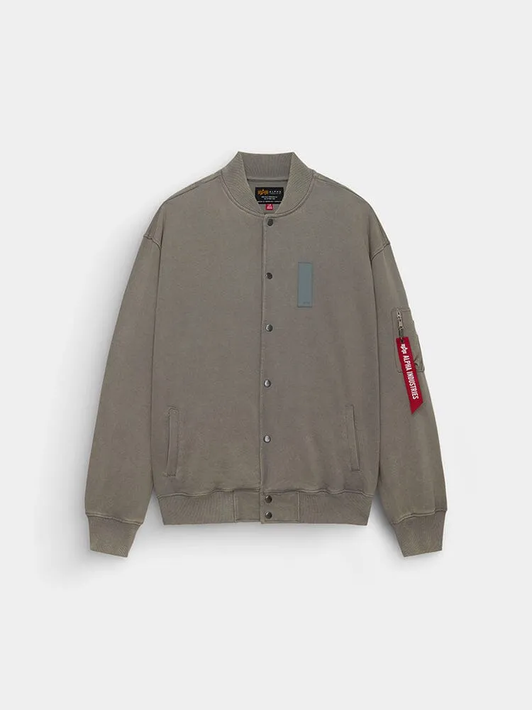 FRENCH TERRY MA-1 JACKET Abrasion Proof Shoulders Street Comfort