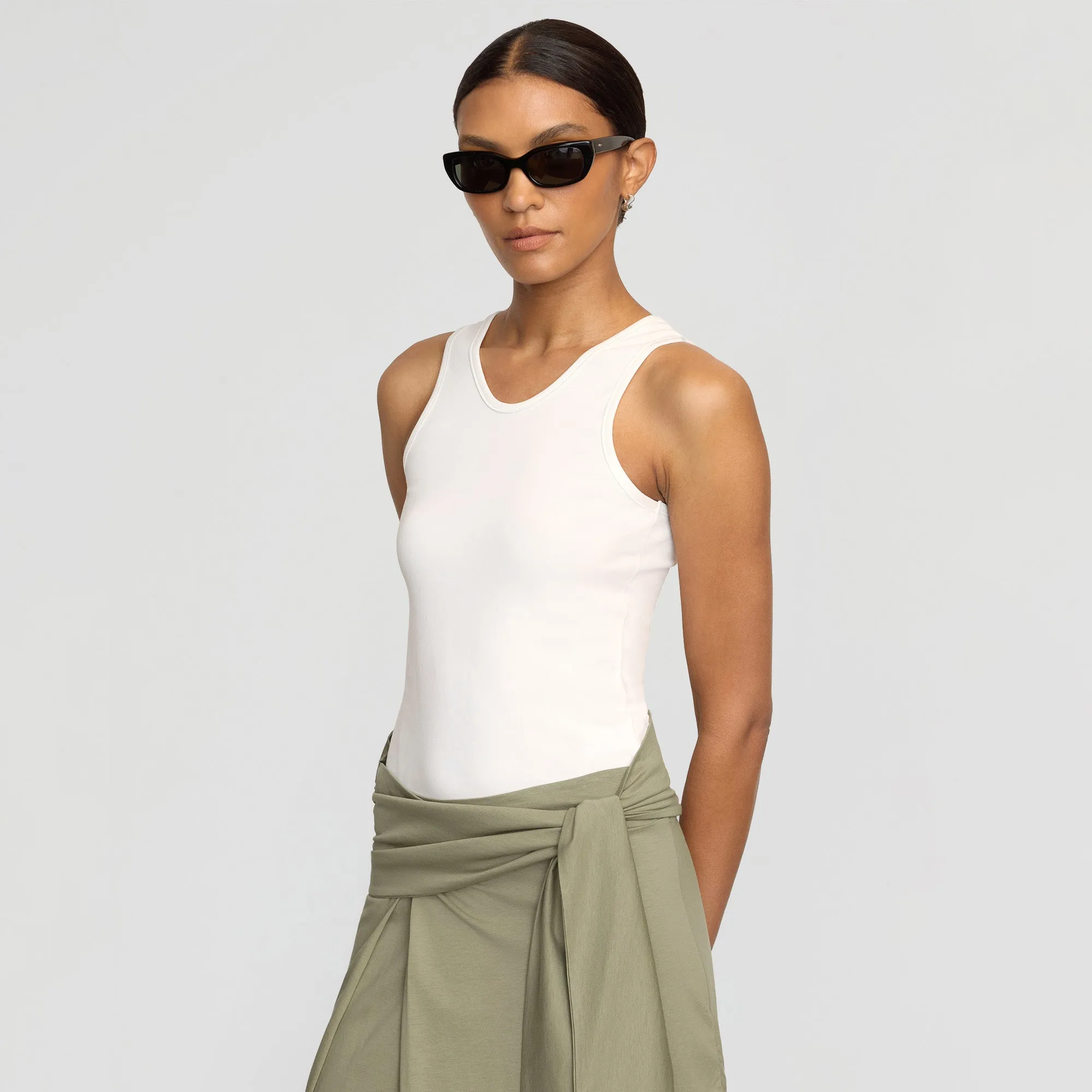 Prithi Scoop-Neck Tank Soft Base