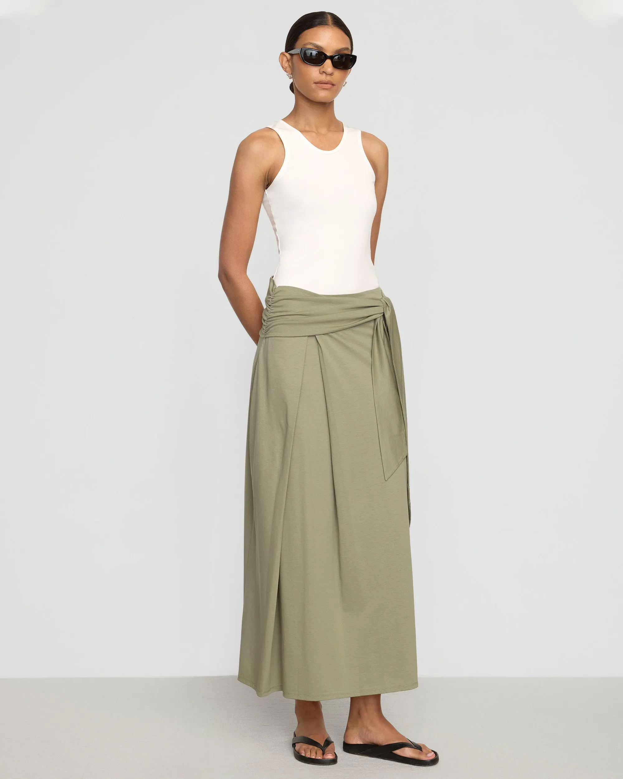 Sporty Appeal regular but not boring Prithi Scoop-Neck Tank