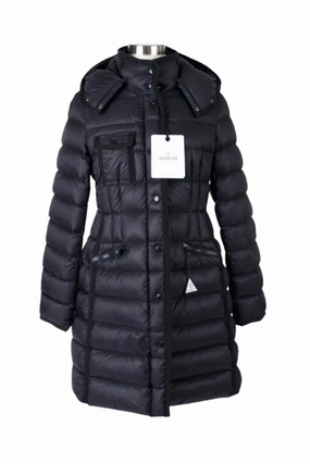 Slimming Gross-Grain Down Coat Scratch Resistant Zippers Pastel Shade