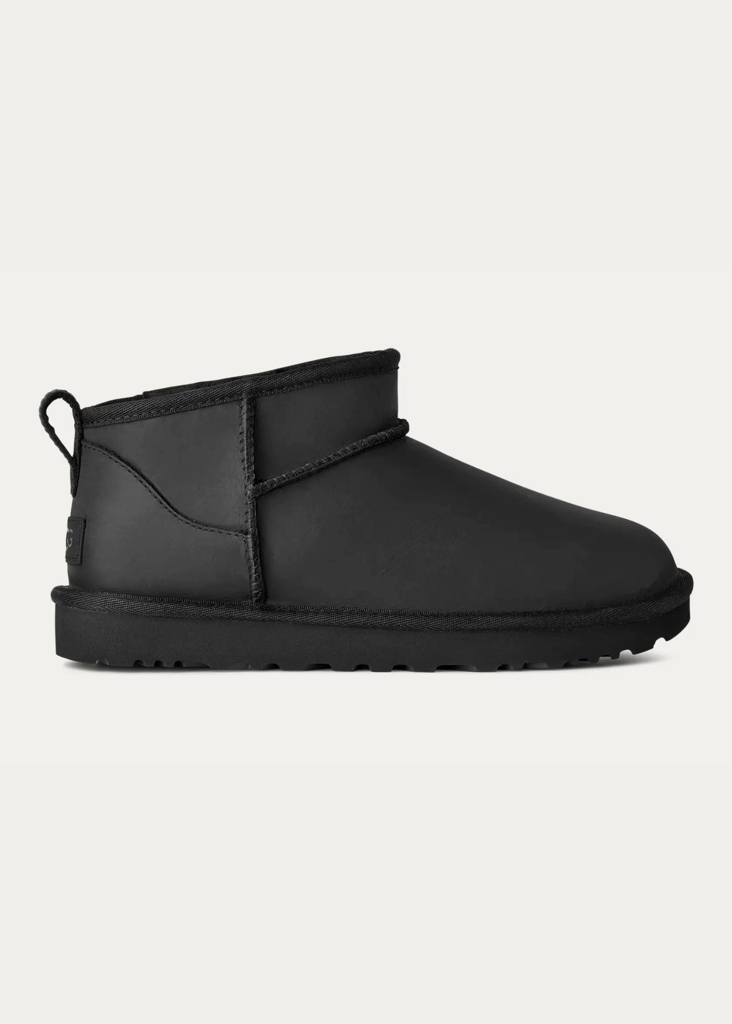 UGG Classic Ultra Mini Leather Regen Boot Comfortable backstay Crisp Finish