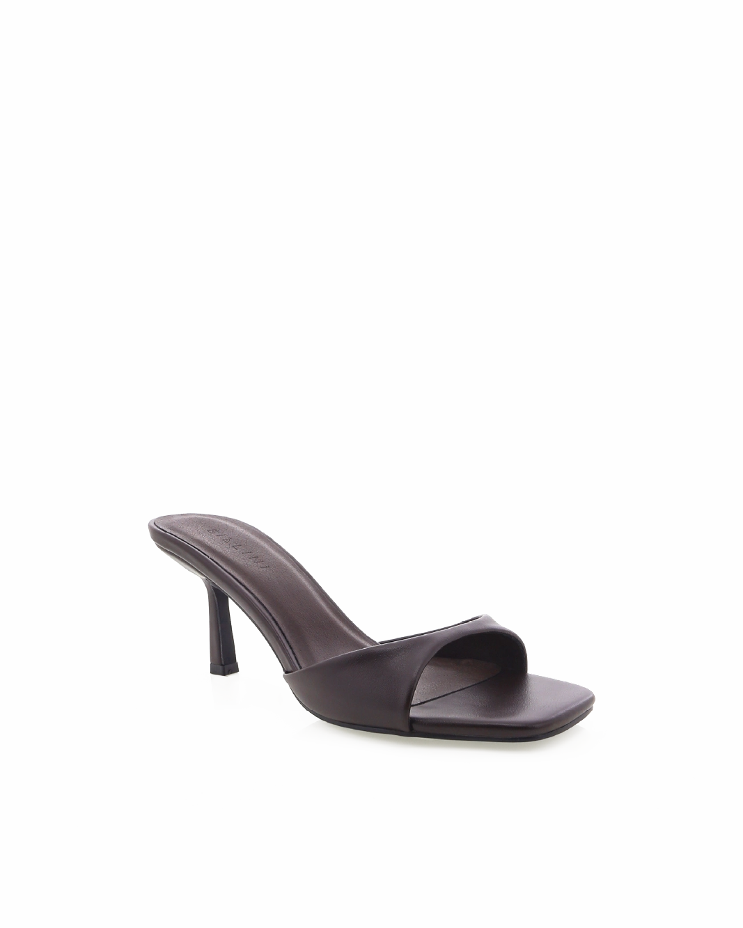 YOHAN - DARK CACAO Leather Material Polished Step