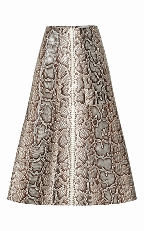 Lavani Skirt in Greyscale Inversa? Snakeskin Anti Pilling Fabric