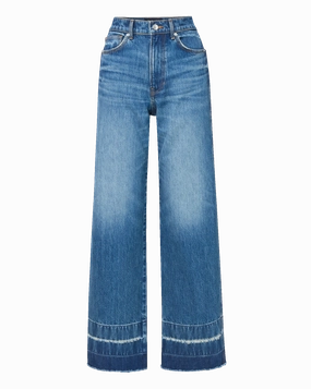 Taylor Wide-Leg Jean Plain Comfort Chic Design