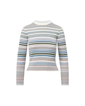 Palmas Striped Sweater Knit Wearable Stretchable Comfort