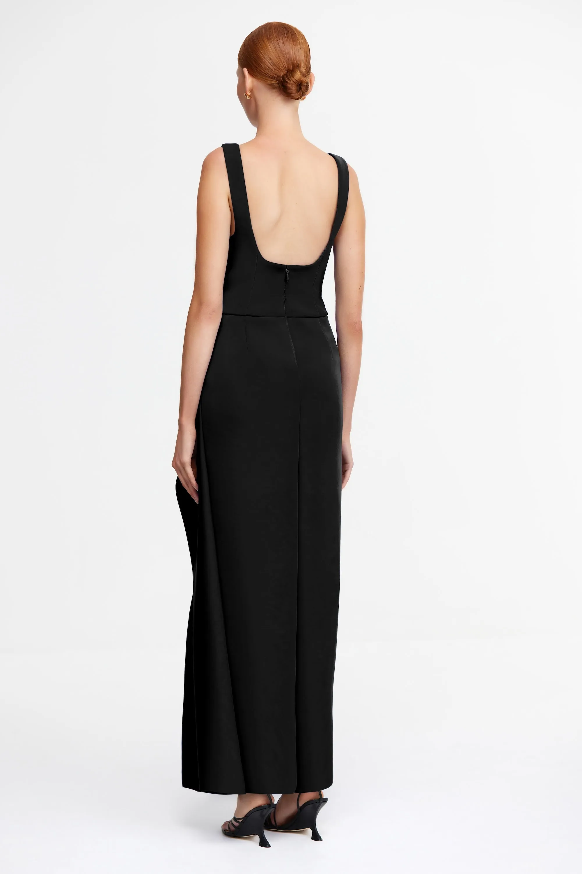 TUTHILL MIDI DRESS Leg-Lengthening loose silhouette