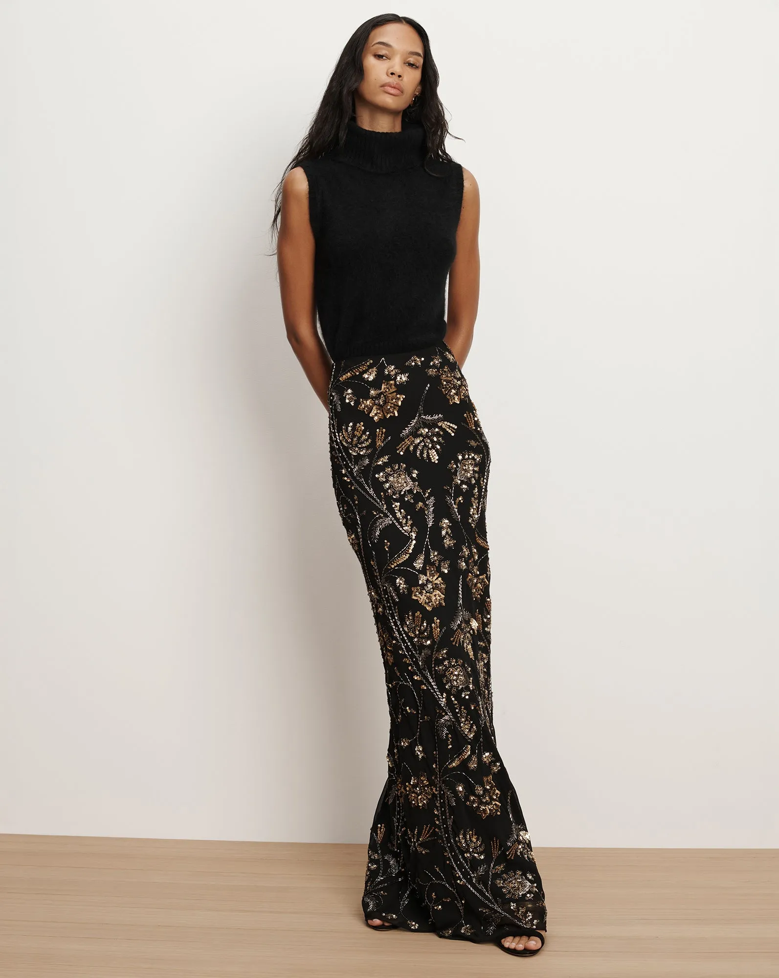 Mazzy Brushed Cashmere Sleeveless Sweater Perfectly Cozy