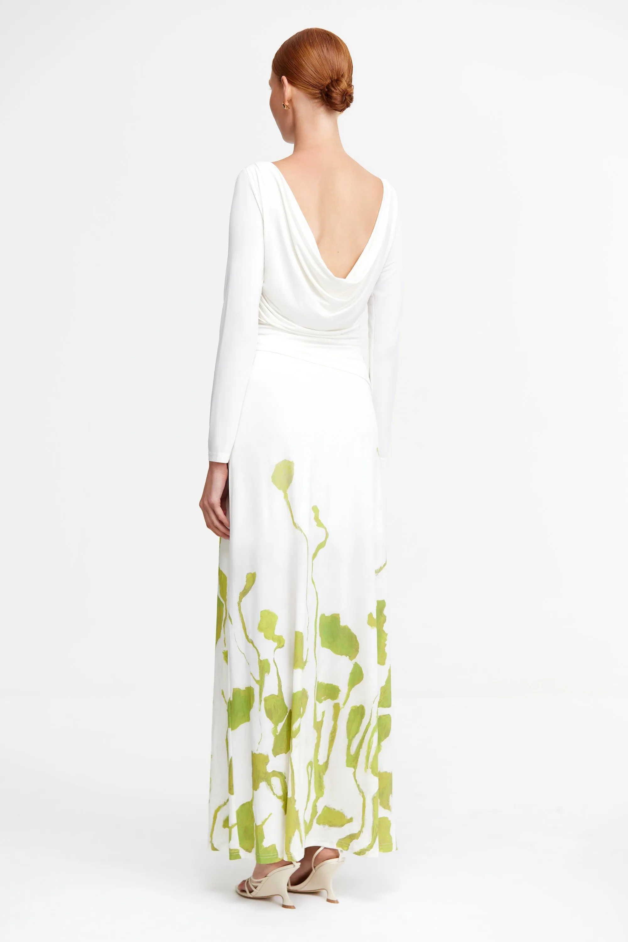 Easy-Storage Effortless Look WINGMORE MAXI DRESS