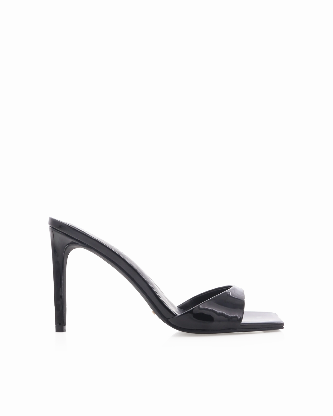 ESMERALDA - BLACK PATENT Charity Chic Shock Ease