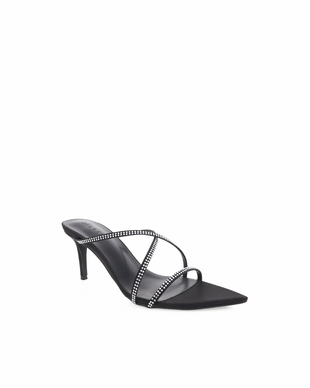 EFFY - BLACK SATIN-DIAMANTE Office Edge