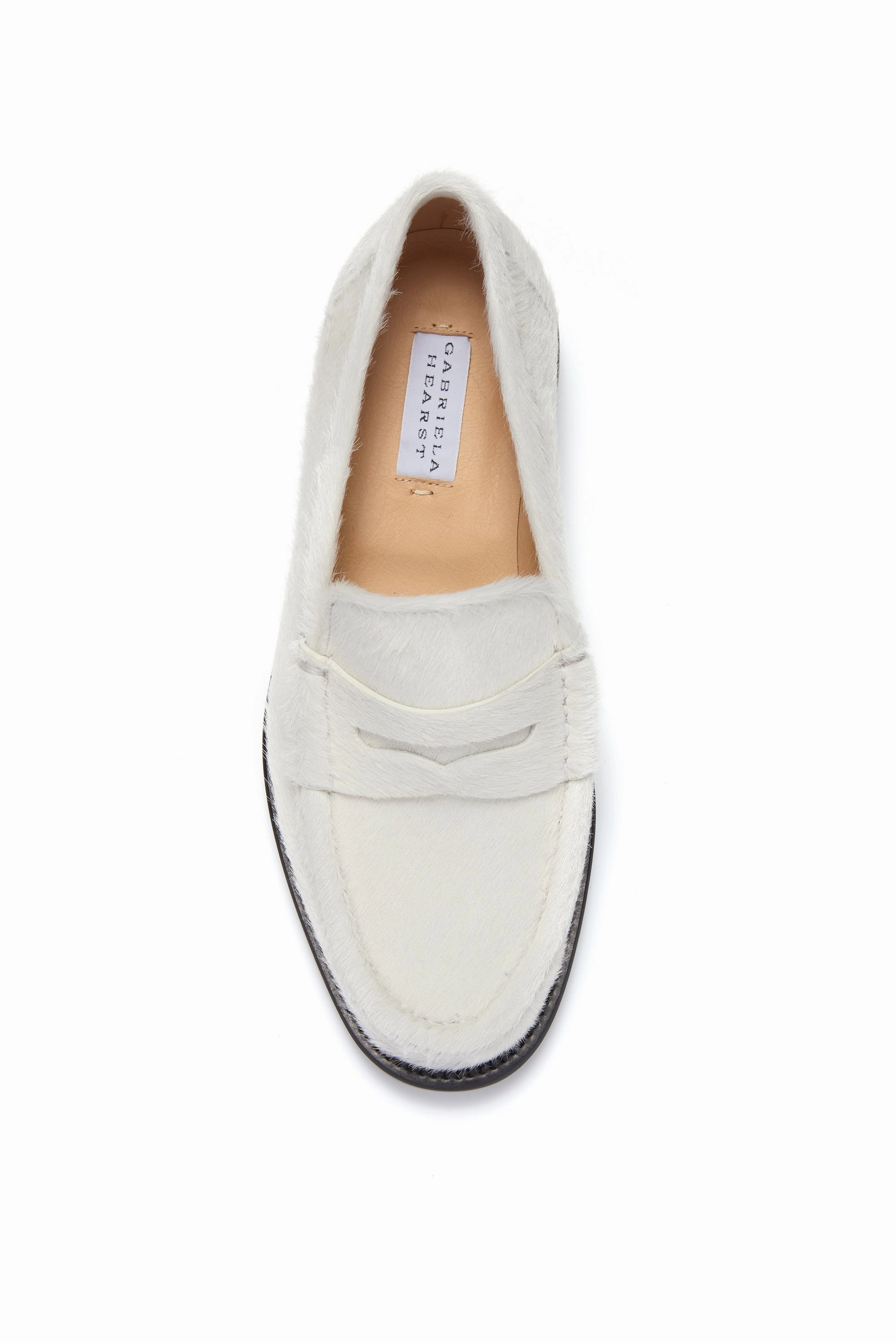 Pierre Loafer in Ivory Pony Hair Relaxed Walking Comfort Professional Choice