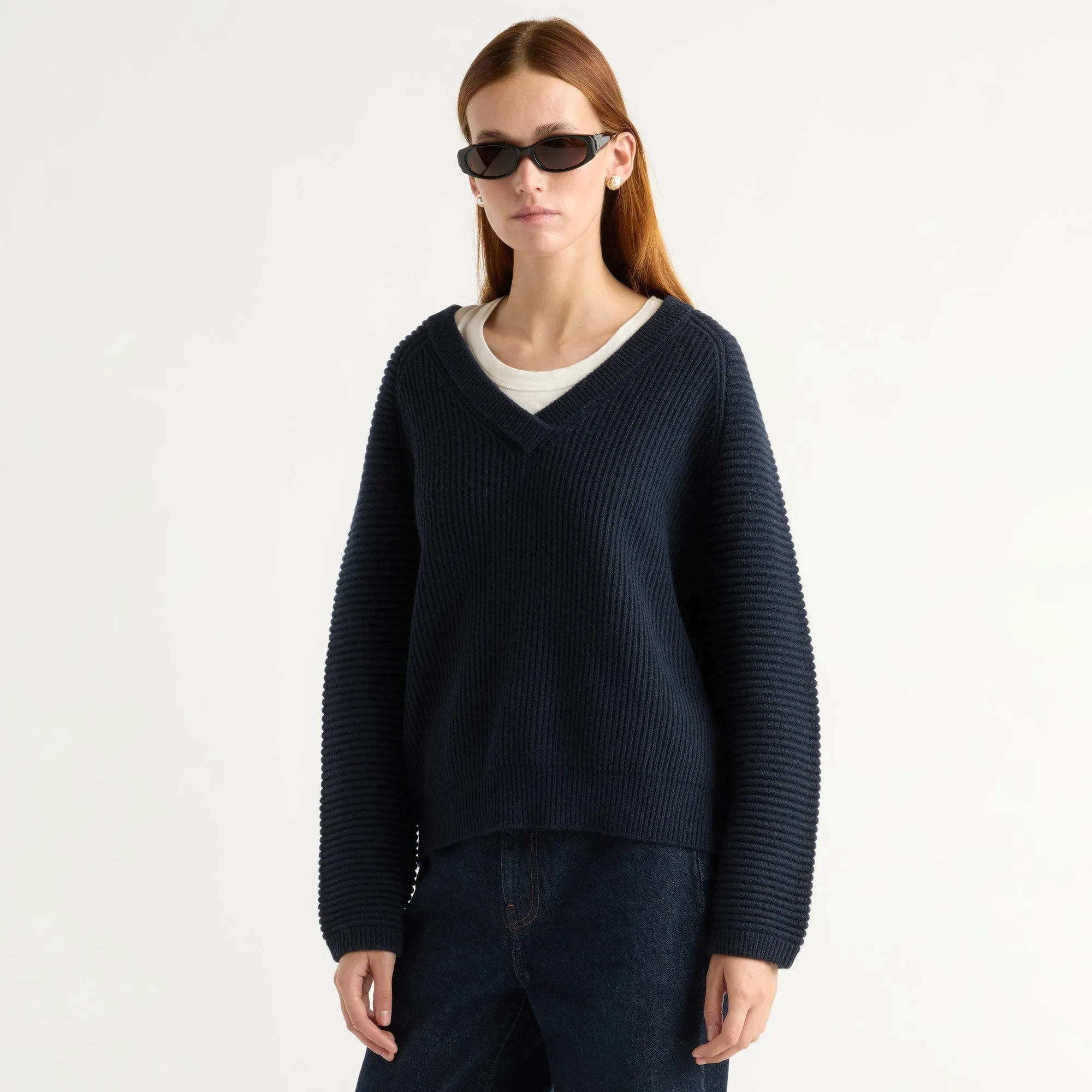 Chill Style Comfy Warmth Malala Organic Cotton-Wool Ottoman Sweater