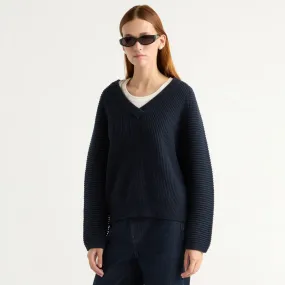 Chill Style Comfy Warmth Malala Organic Cotton-Wool Ottoman Sweater