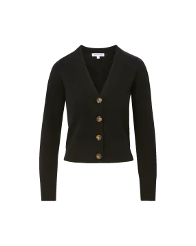 Everyday Wear High Neckline Solene Cashmere Cardigan