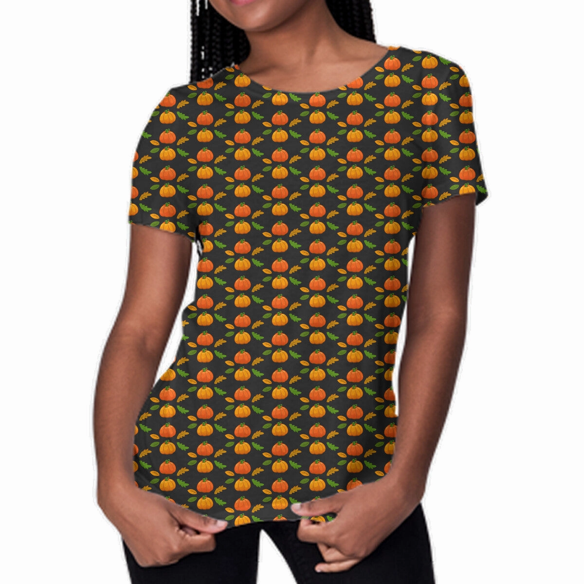 Autumn Pumpkins Denim combination Camping attire