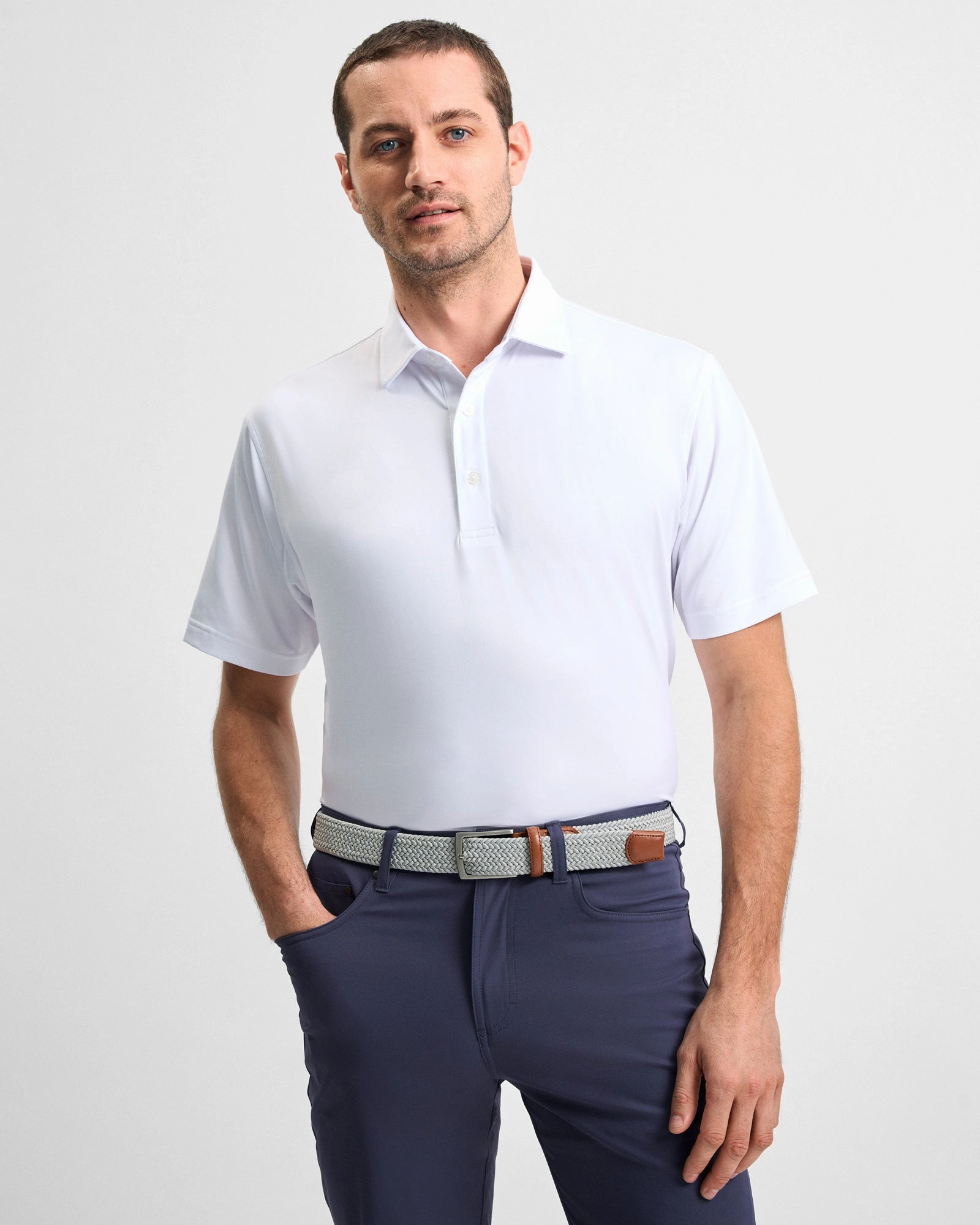 Team Uniform Trendy Casual Solid Performance Polo