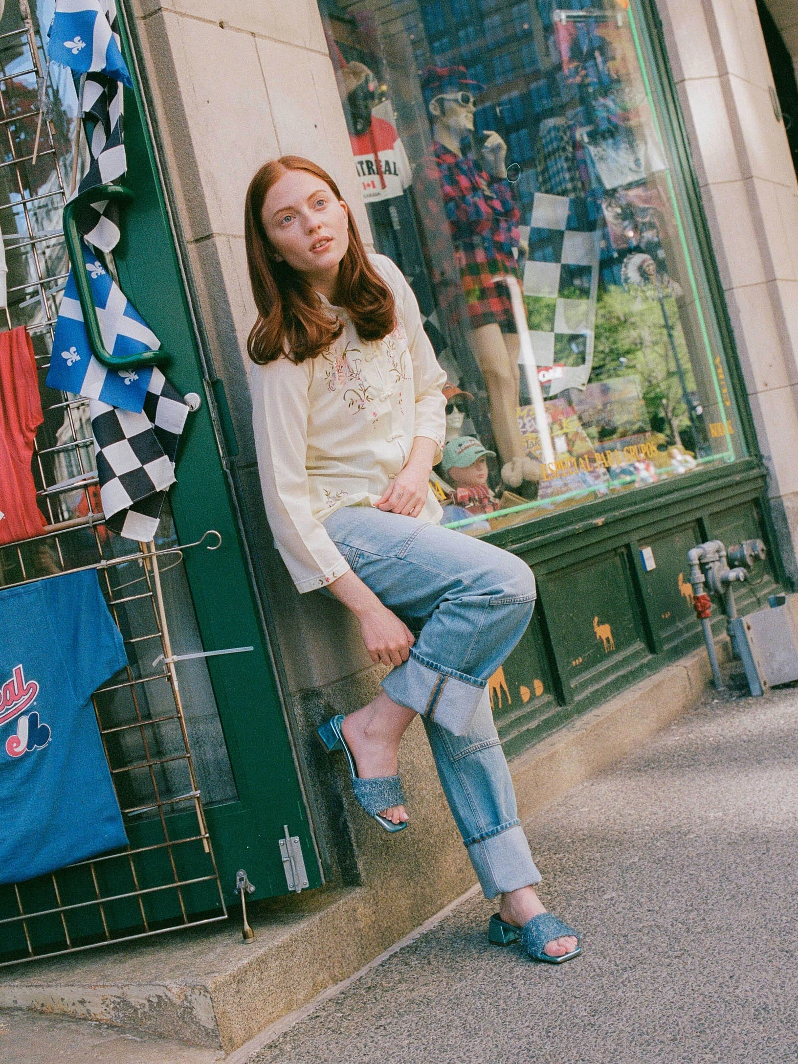 M??rida Blue Sandal High Arch Casual Dress Shoes