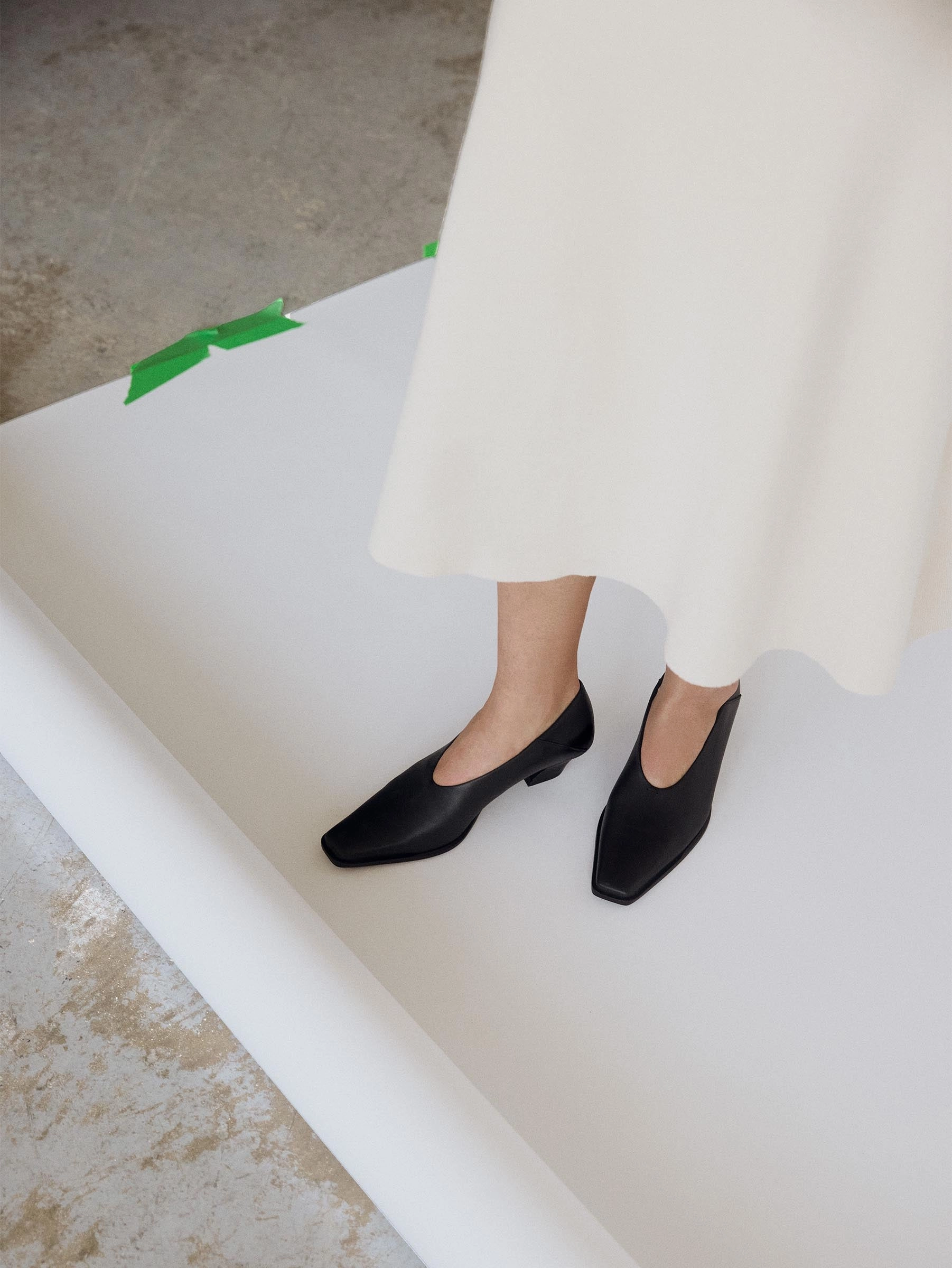 Soria Black Heel Luxury Feel Comfort Plus