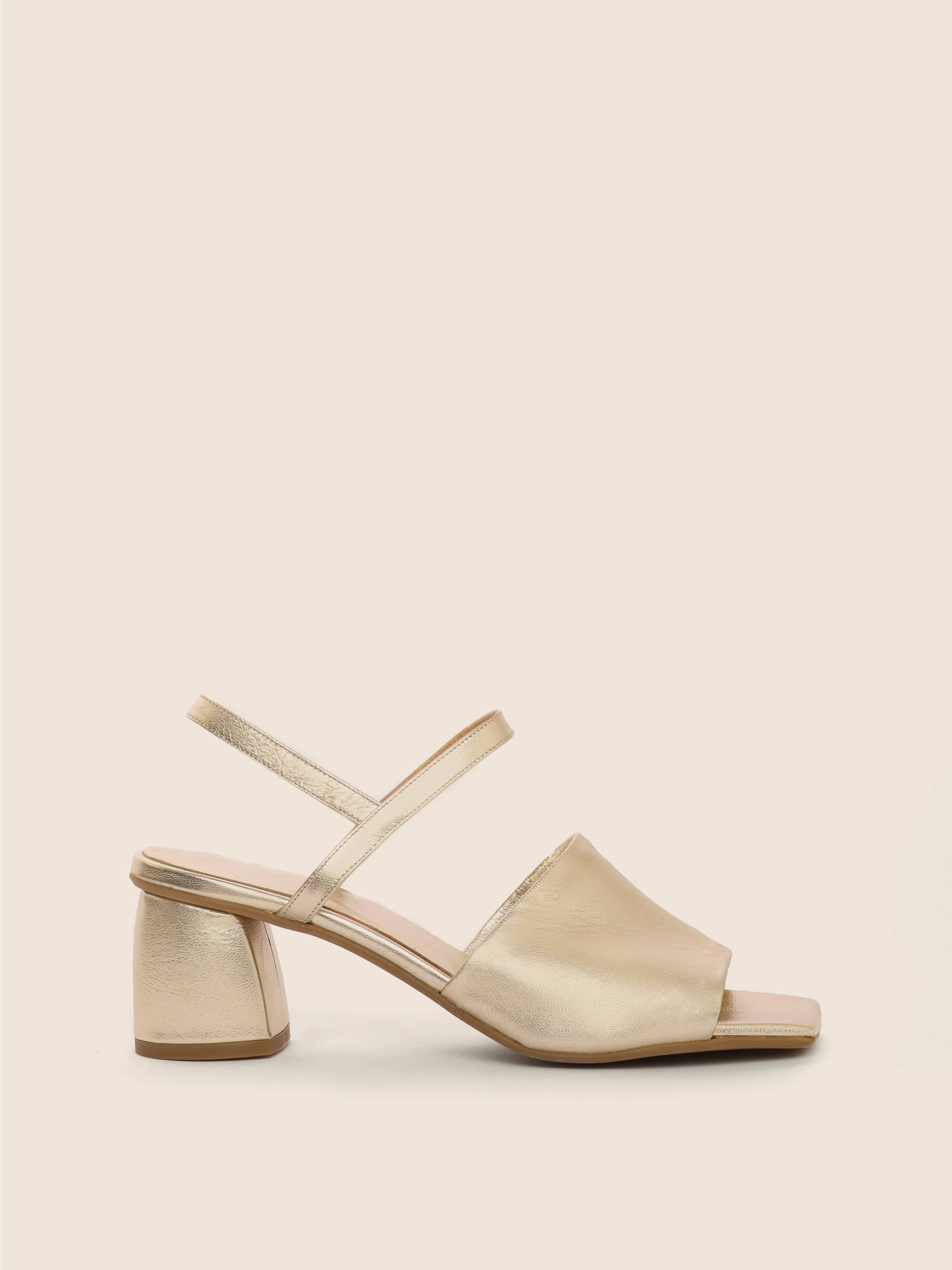 Comfortable Wear Korean Glow Oliva Gold Heel